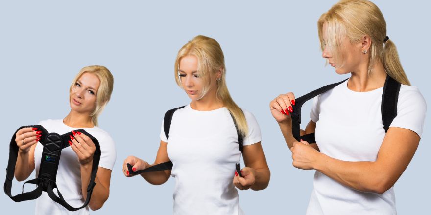 How to wear Tynor Posture Corrector to maintain correct posture during  daily activities&long sitting 
