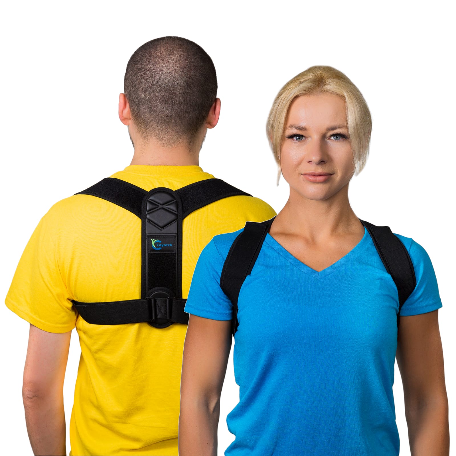 Posture Corrector, Back and Shoulder for Men Women Tech