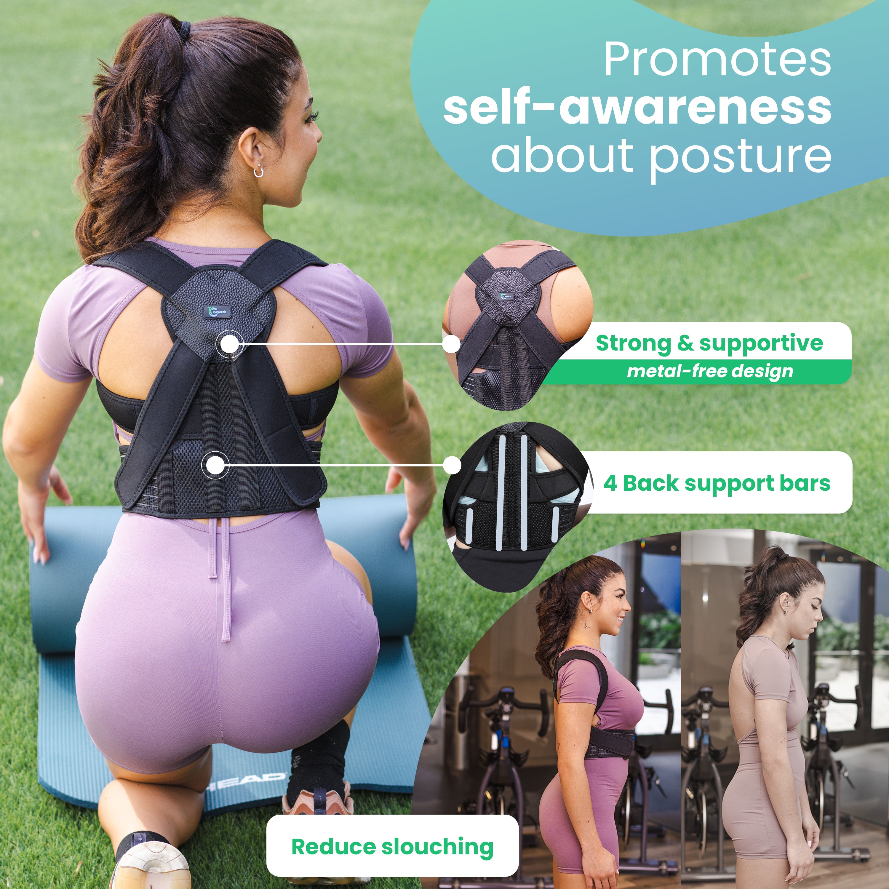 Relieve Back Pain & Improve Posture with Cayatch Back Brace Posture Corrector