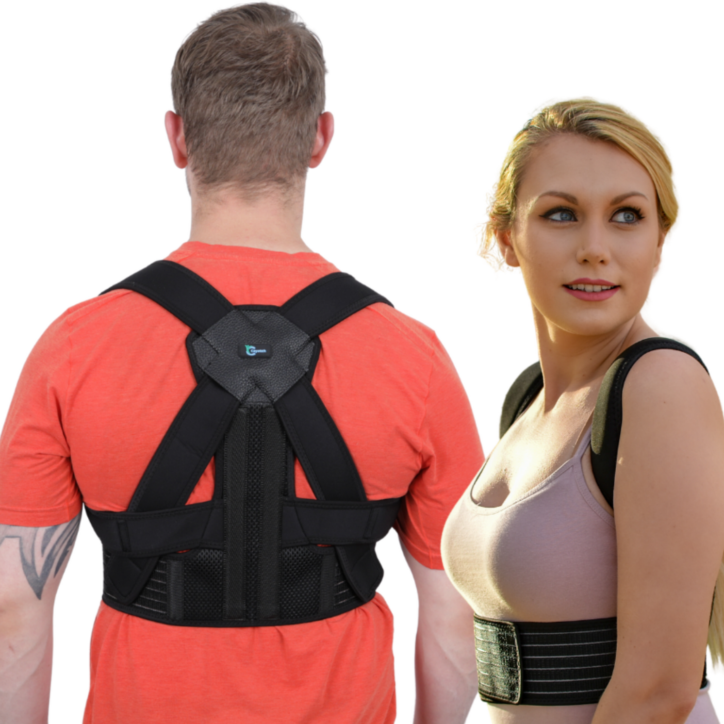 Back Brace Posture Corrector Full Back Support Belts for Upper and Lower  Back