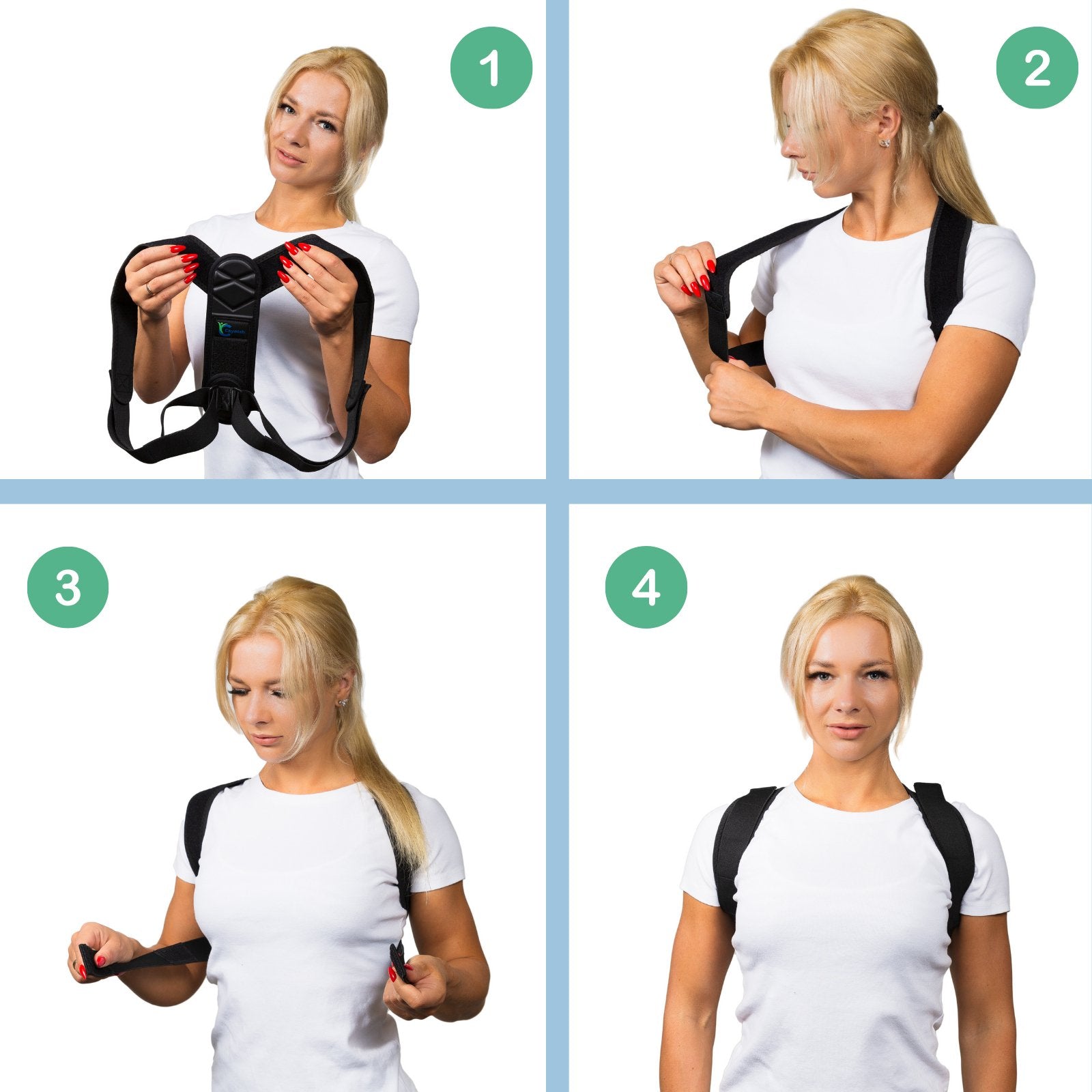 Back Brace Posture Corrector With Dual Adjustment System - Cayatch Posture Corrector