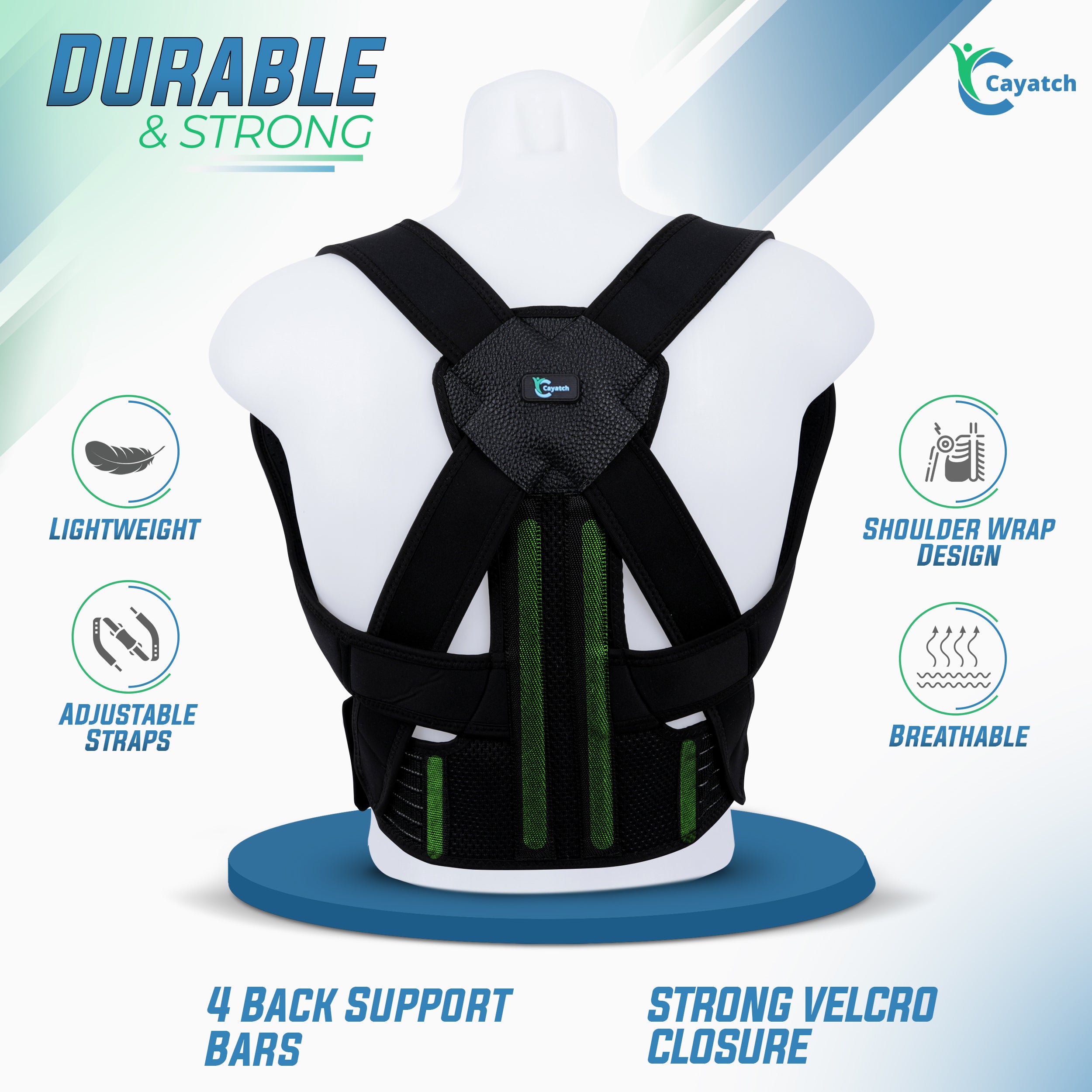 Relieve Back Pain & Improve Posture with Cayatch Back Brace Posture Corrector