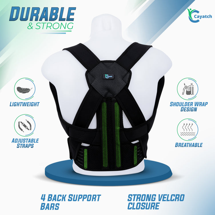 Relieve Back Pain & Improve Posture with Cayatch Orthopedic Back Brace Posture Corrector